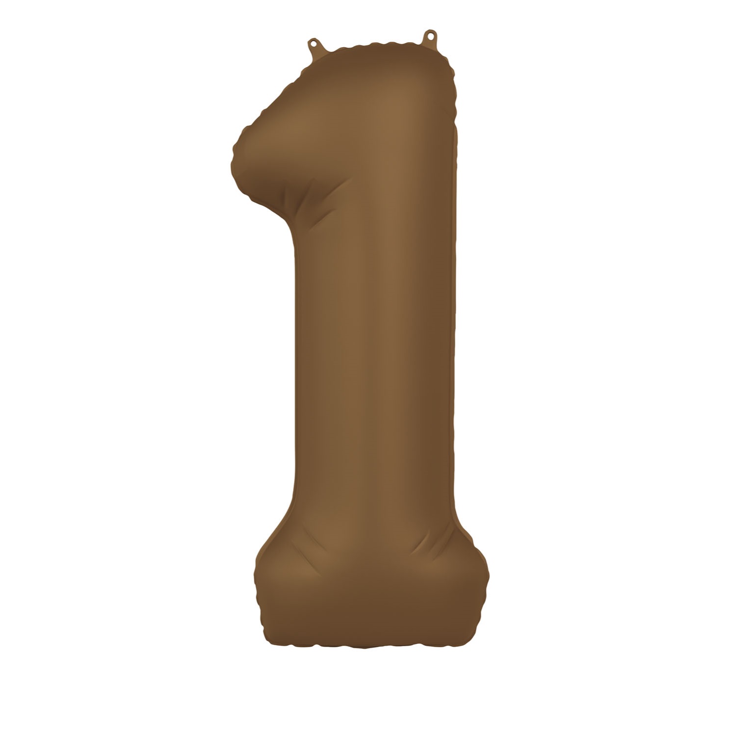 Number Balloons Chocolate Brown