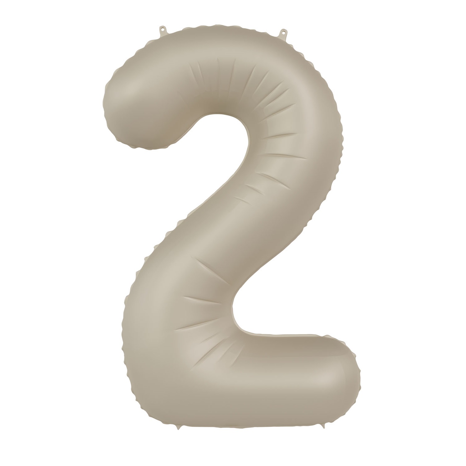 Number Balloons Creamy Latte