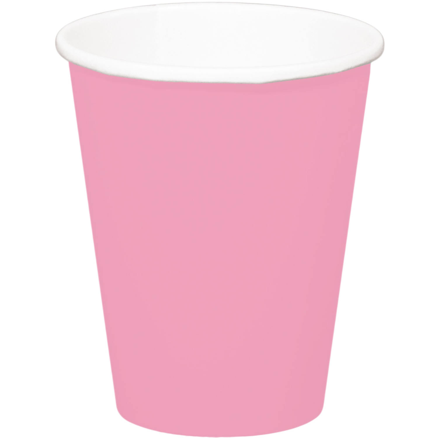 Baby Pink Disposable Cups 350 ml - 8 pieces 1