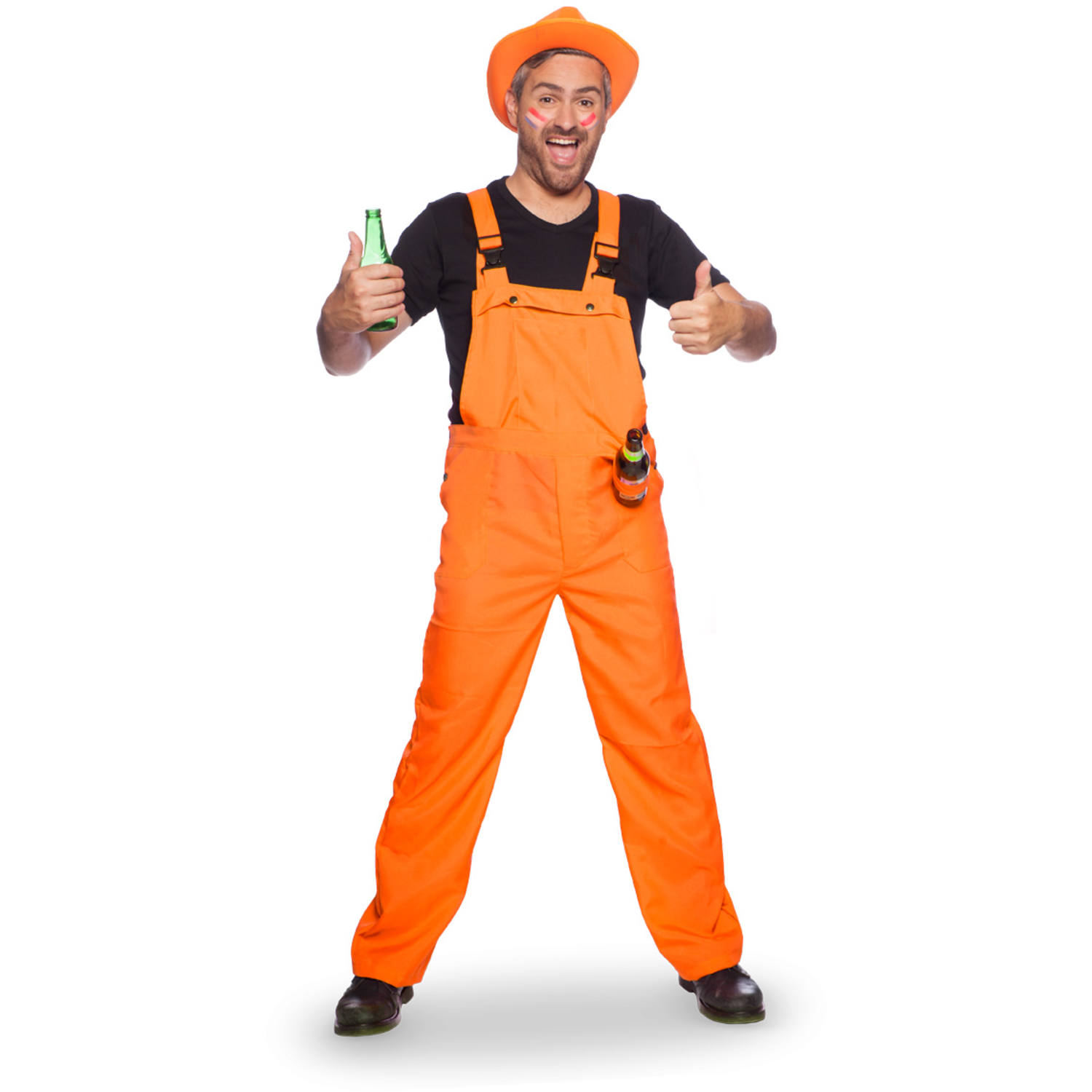 Overall Neon Orange for Adults - Size L-XL 4