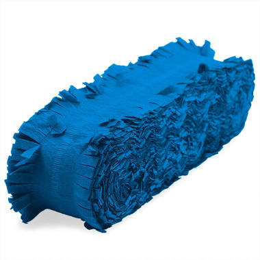 Ghirlanda di carta crespa blu - 24 metri 1