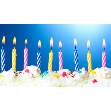 Set candele di compleanno - 24 pezzi 2