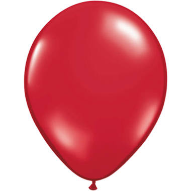 Ballonnen robijn rood - 100 stuks 1