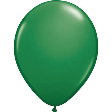 Dark Green Balloons 30 cm - 10 pieces 1