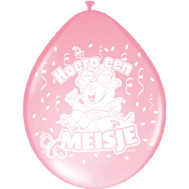 Birth Balloon Yey it’s a girl 30 cm - 8 pieces 2