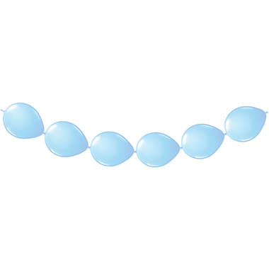 Girlande aus Ballons Hellblau - 3 Meter 1