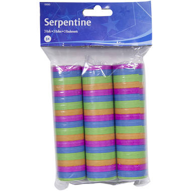 Paper Streamers Neon Colours - 3 pieces 1
