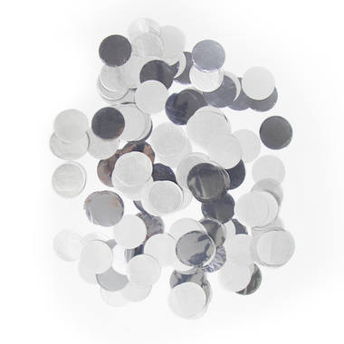 Zilverkleurige Confetti Groot - 14 gram 1
