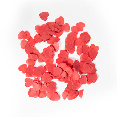 Rode Hartjes Confetti Groot - 14 gram 1
