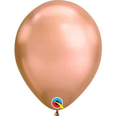 Ballonnen Roségoud Chroom 28cm - 100 stuks 1