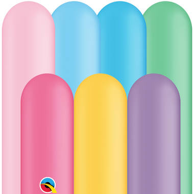 Palloncini modellabili Color mix Pastel 260q - 100 pezzi 1