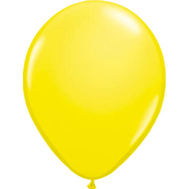 Gele Metallic Ballonnen 30cm 50 stuks 1