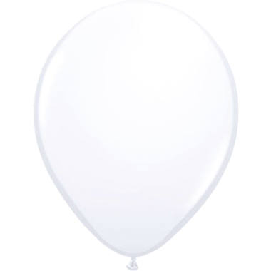 Witte ballonnen 13cm - 20 stuks 1