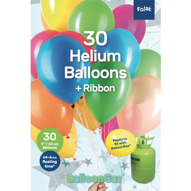 Meerkleurige Ballonnen 23cm - 30 stuks 1