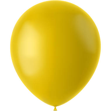 Balloons Tuscan Yellow Matt 33cm - 10 pieces 1