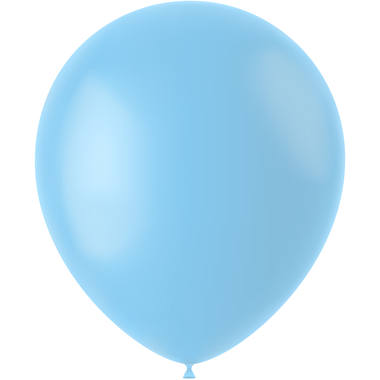 Balloons Powder Blue Matt 33cm - 10 pieces 1
