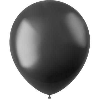 Balony Radiant Onyx Black Metaliczny 33cm - 10 sztuk 1