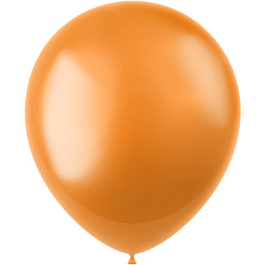 Balony Radiant Marigold Orange Metaliczny 33cm - 50 sztuk 1