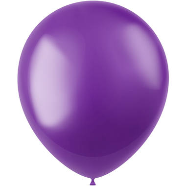 Ballonnen Radiant Violet Purple Metallic 33cm - 50 stuks 1