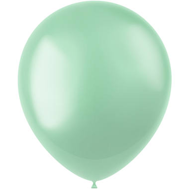Balloons Radiant Minty Green Metallic 33cm - 100 pieces 1