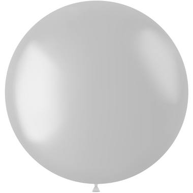 Balon XL Radiant Pearl White Metaliczny - 78 cm 1