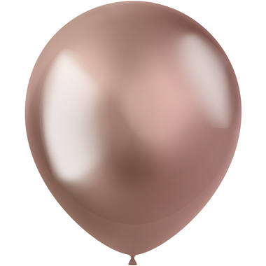 Ballonnen Intense Rosegold 33cm - 10 stuks 1