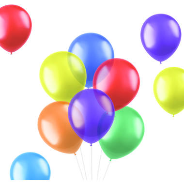 Ballons Translucent Brights 33cm - 100 Stück 1