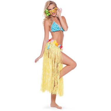 Hawaiian Skirt Yellow - 80 cm 1