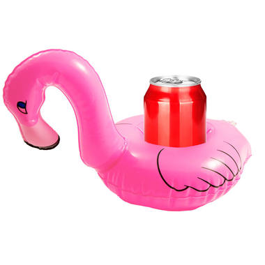 Nadmuchiwany pływający uchwyt na kubek Flamingo - 2 sztuki 1