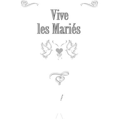 Bandiera della linea 'Vive les Mariés' 2