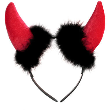 Tiara Devil Horns Red 1