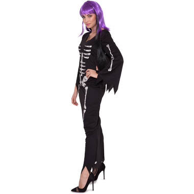 Skeleton Dress Black for Women - Size L-XL 2