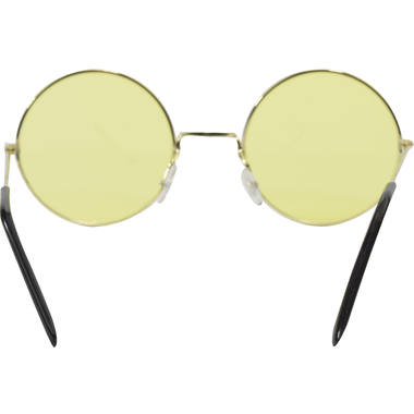 Occhiali hippie con occhiali gialli 2