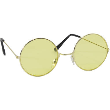 Occhiali hippie con occhiali gialli 3