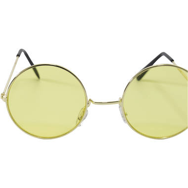 Occhiali hippie con occhiali gialli 4