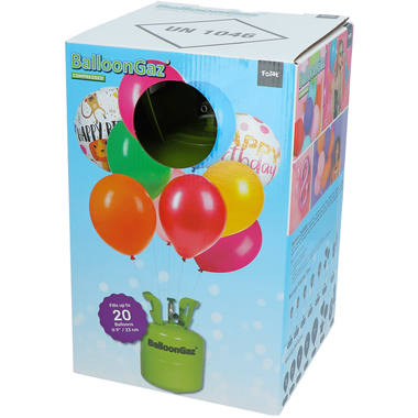 Bomboletta elio 20 palloncini BalloonGaz 4