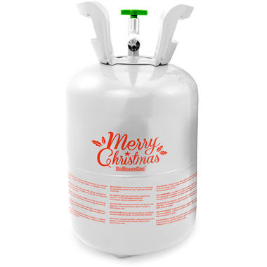 Helium Cylinder BalloonGaz 30 'Christmas' with Balloons and Ribbon 6