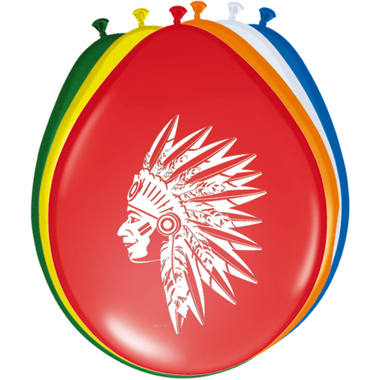 Native American Party Balloons - 8 pieces 1