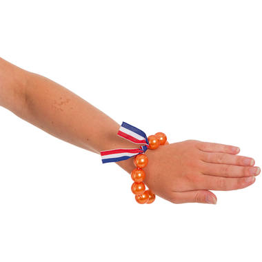 Deluxe Bracelet Orange Beads 1
