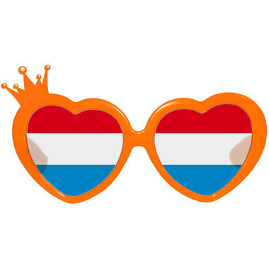 Okulary I Love You Pomarańczowe 1