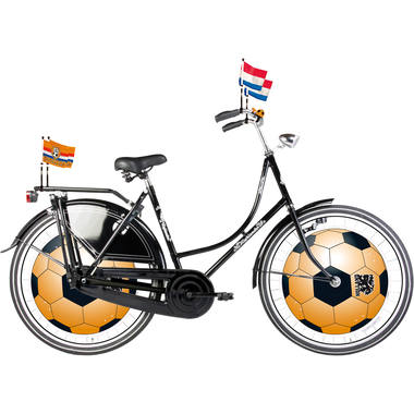Bandiera della bicicletta Leone arancione 2