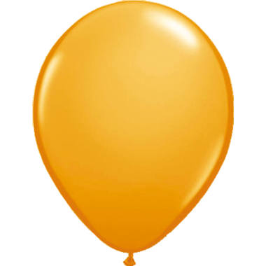 Oranje Ballonnen 18cm - 100 stuks 1
