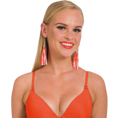 Orange Earrings 1