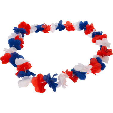 Hawaii Lei Red-White-Blue 1