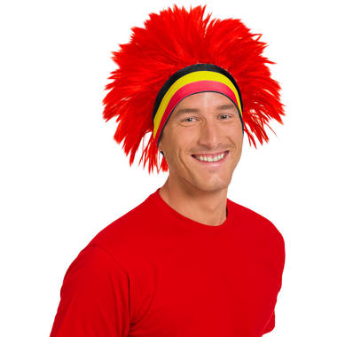 Red Wig Spikes Belgium 1