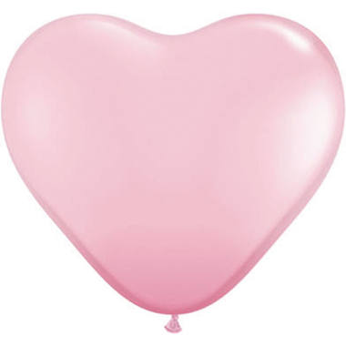 Palloncini cuore rosa - 15 cm 100 pz 1