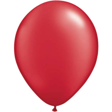 Palloncini Rossi Perla Rosso Rubino 28 cm - 100 pezzi 1