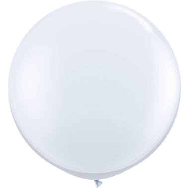 White Balloons 90 cm - 2 pieces 1