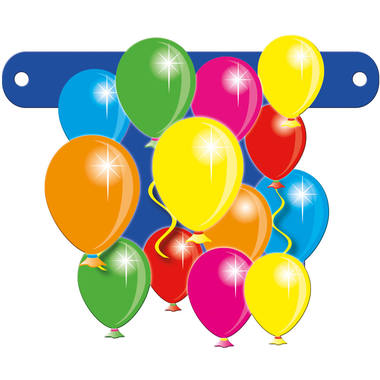 Lettera di banner Happy Balloons 1