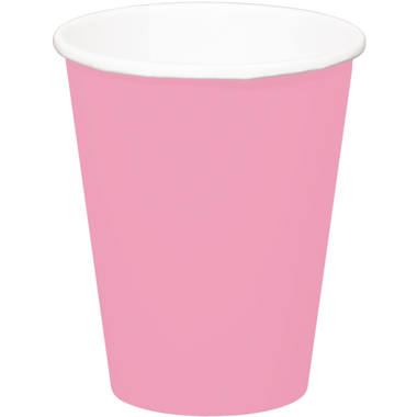 Baby Pink Disposable Cups 350 ml - 8 pieces 2
